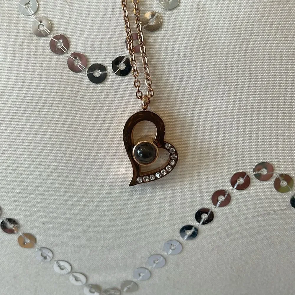 Best Grandma Ever Keepsake Jewerly Box with heart shape necklace